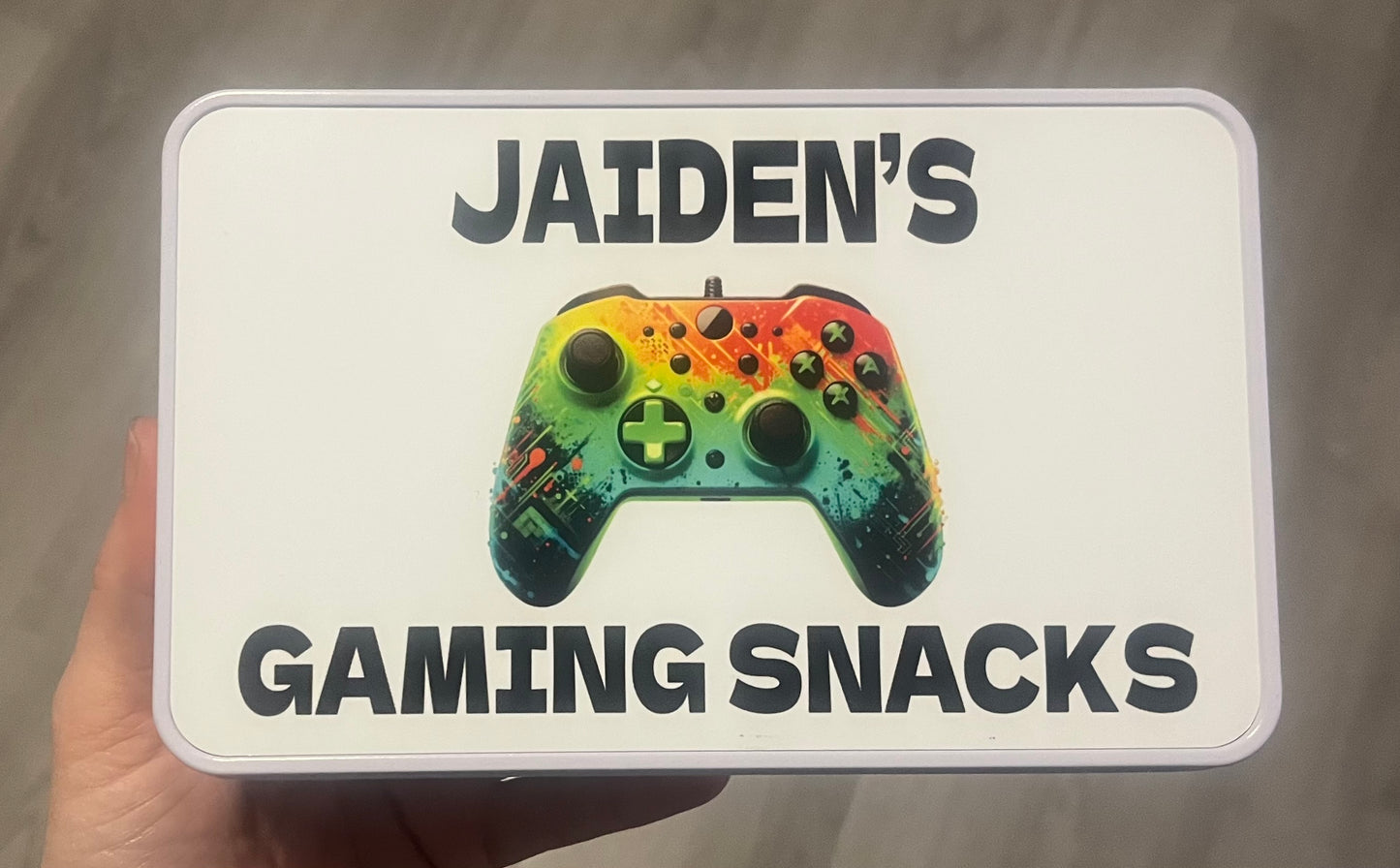 Jaiden’s Gaming snack tin