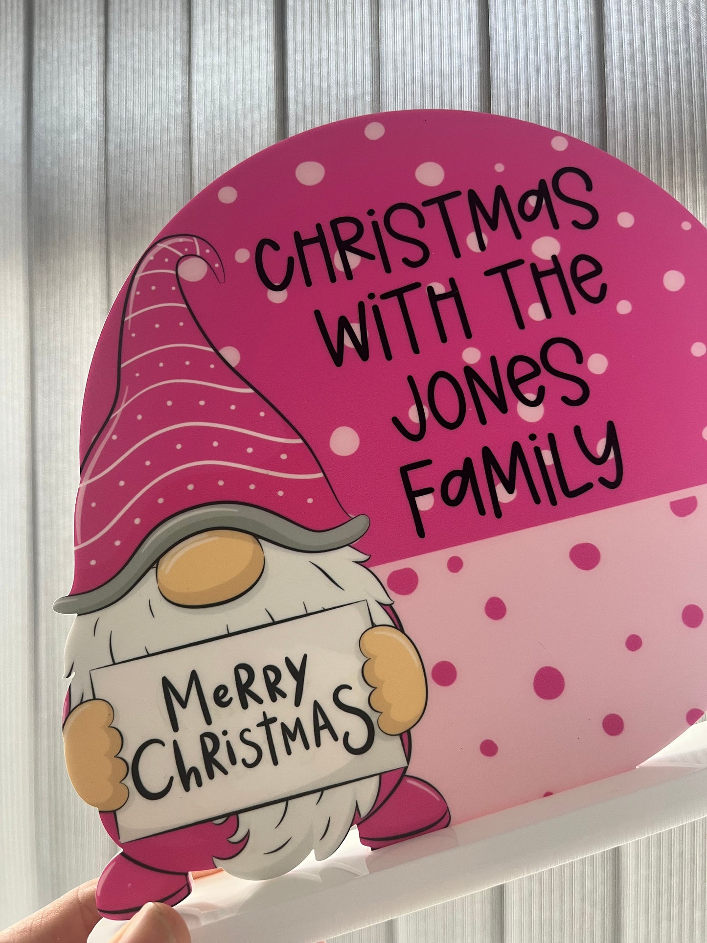 Merry Christmas gonk sign