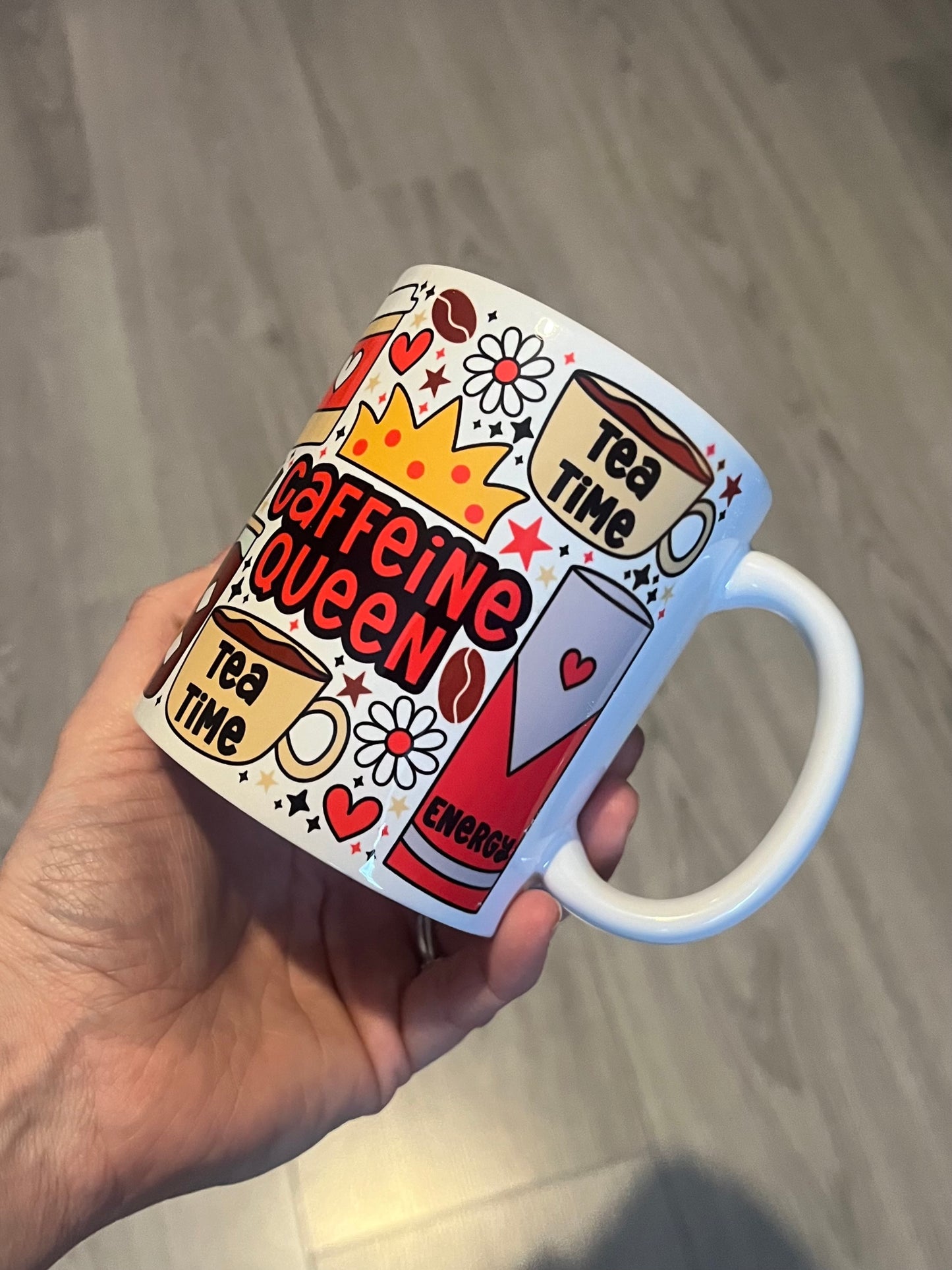 Caffeine Queen mug