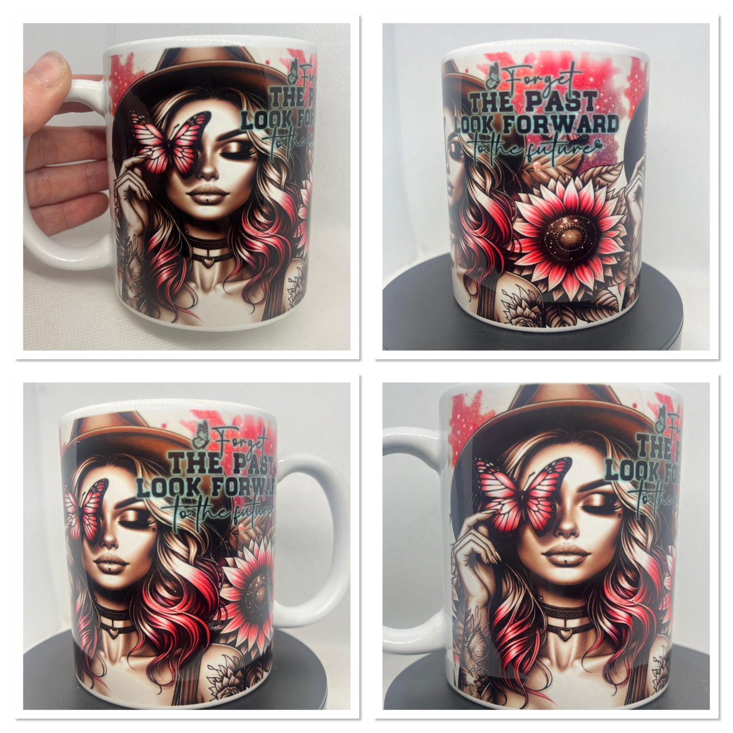 Forget the past look forward to the future mug ❤️