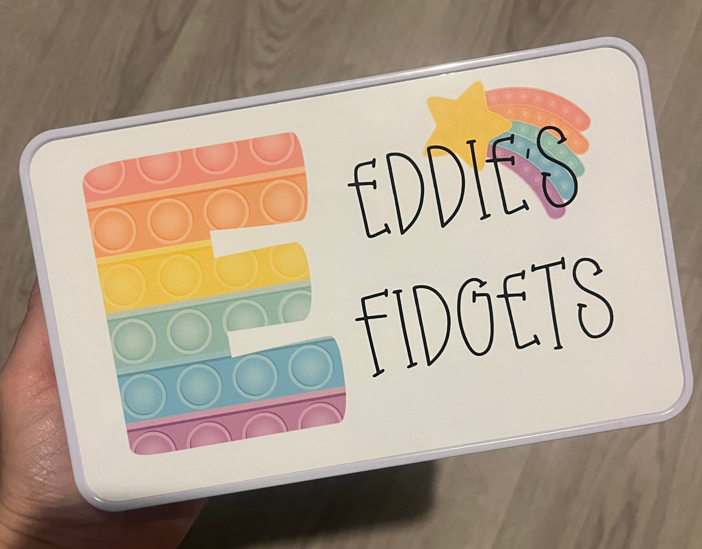 Personalised Fidget Tin