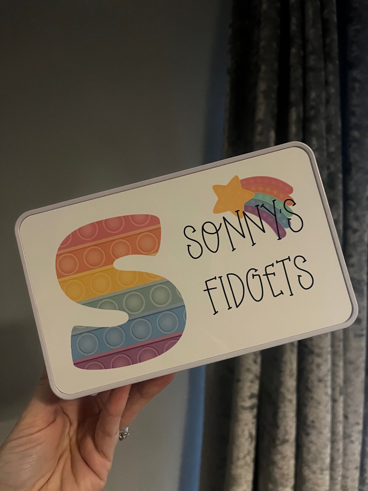 Personalised Fidget Tin
