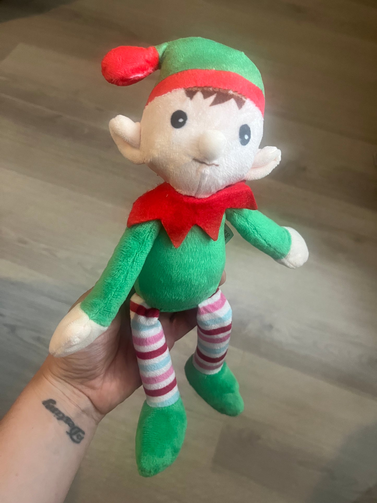 Green elf teddy