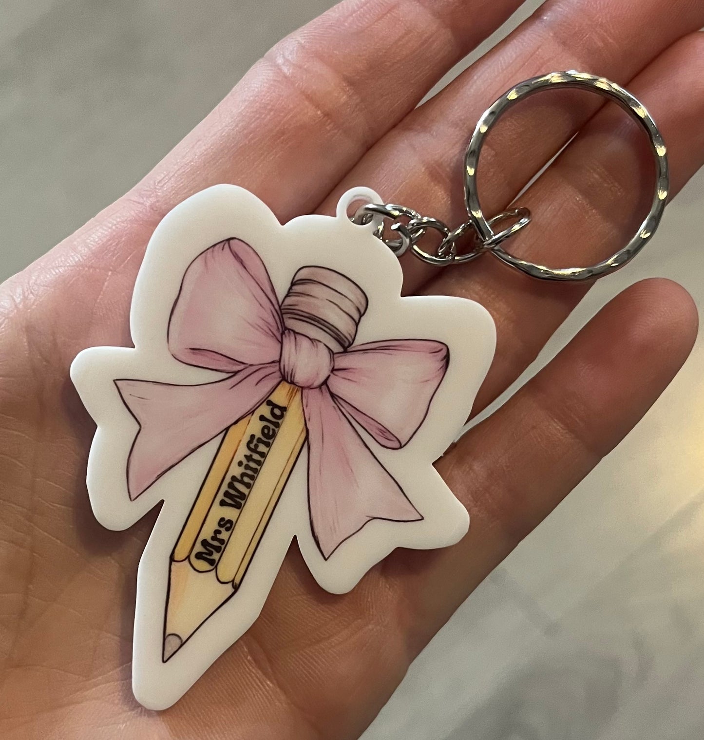Teacher keyring