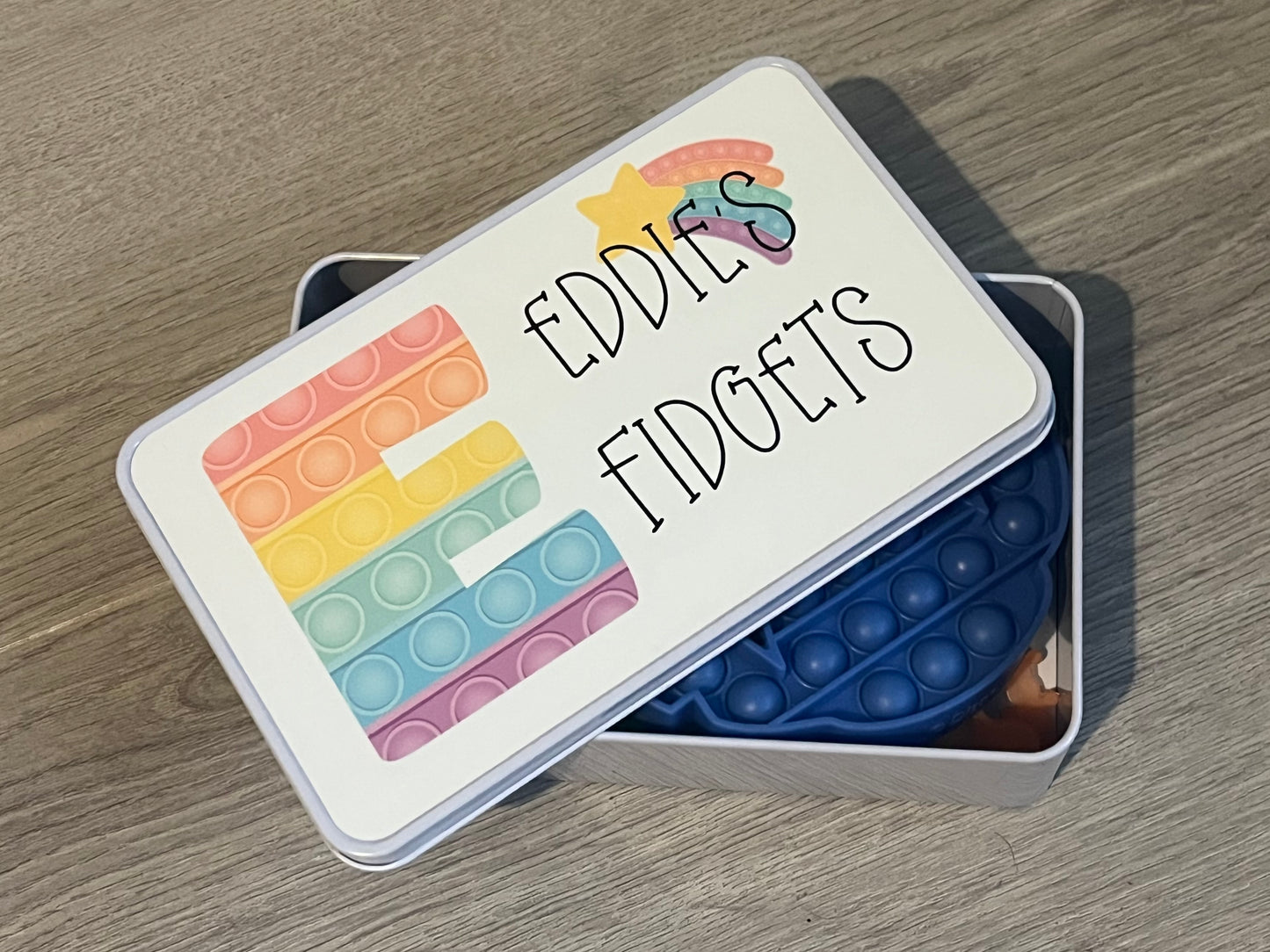 Personalised Fidget Tin