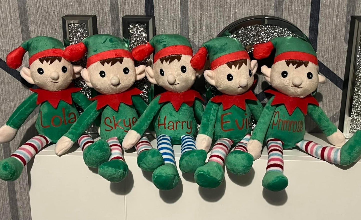 Green elf teddy
