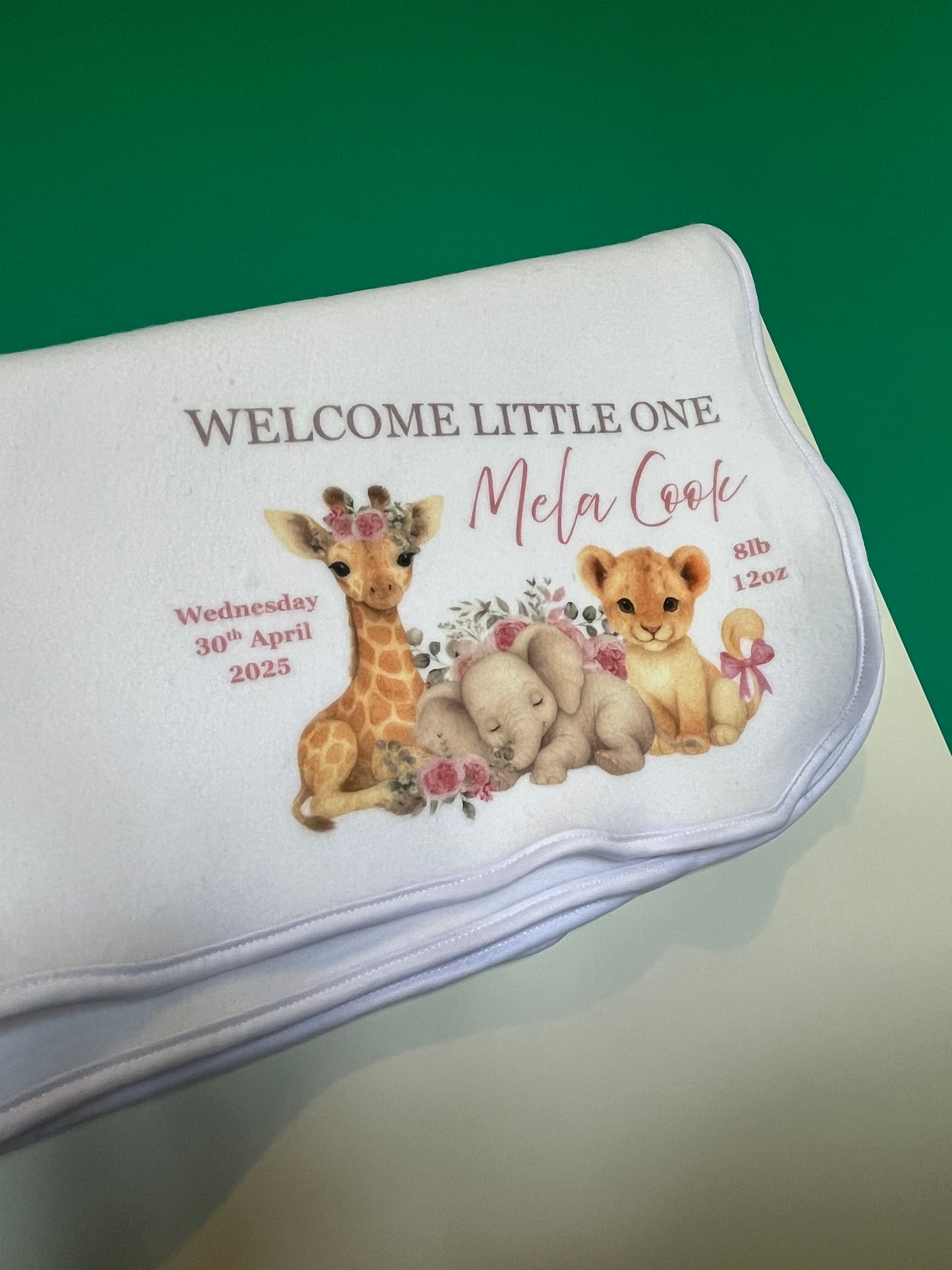 New born baby fleece