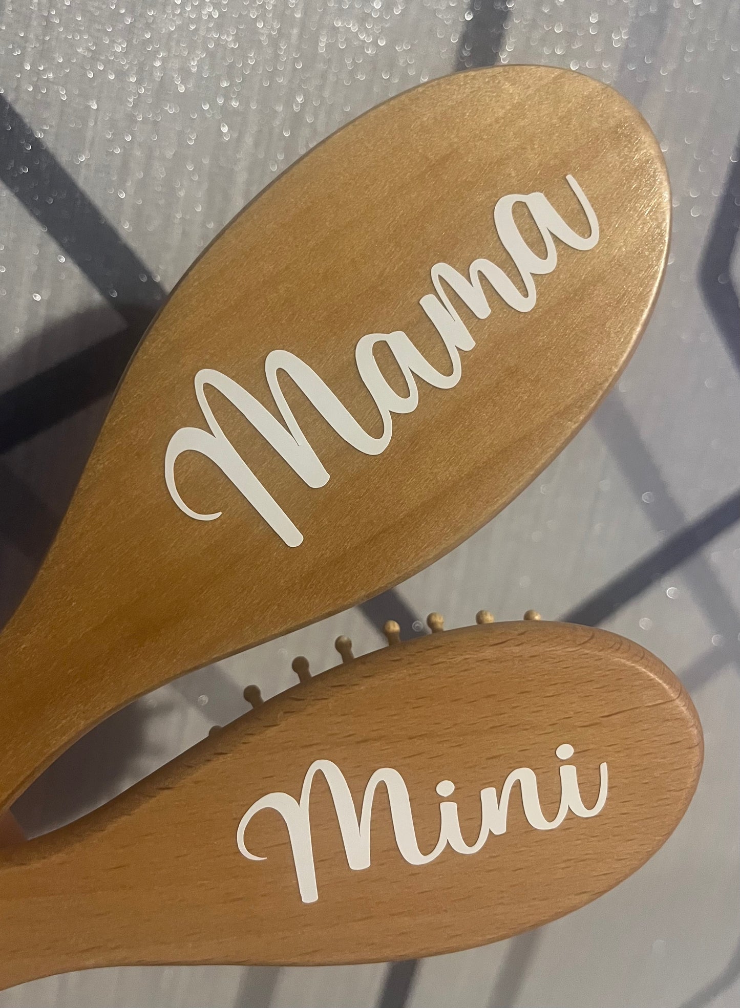 Bamboo hair brushes
