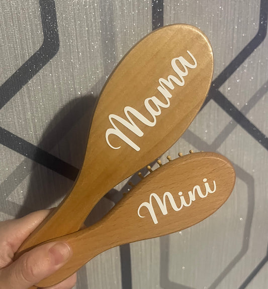 Bamboo hair brushes