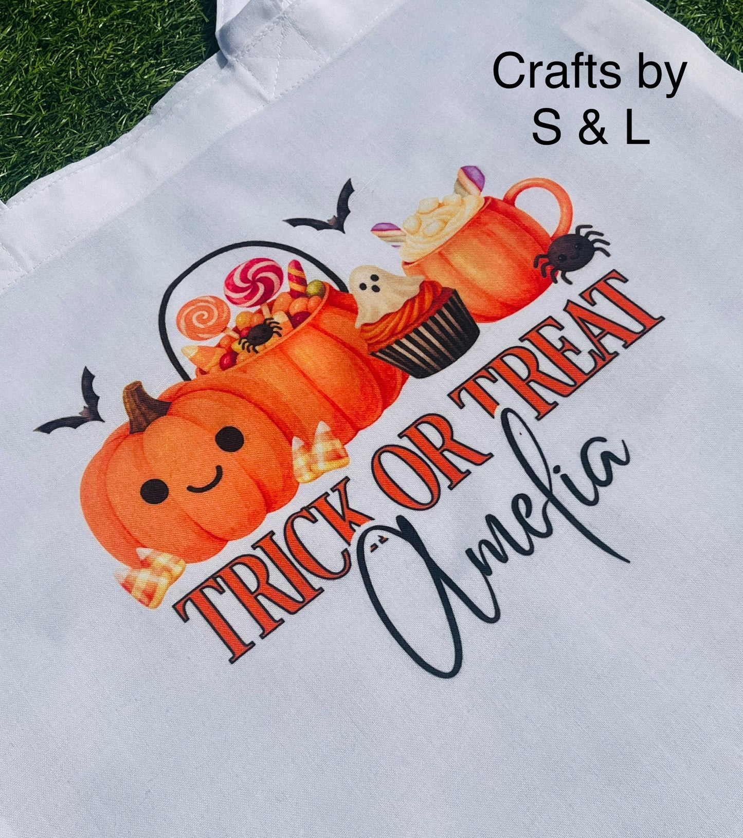Personalised trick or treat bag 🎃