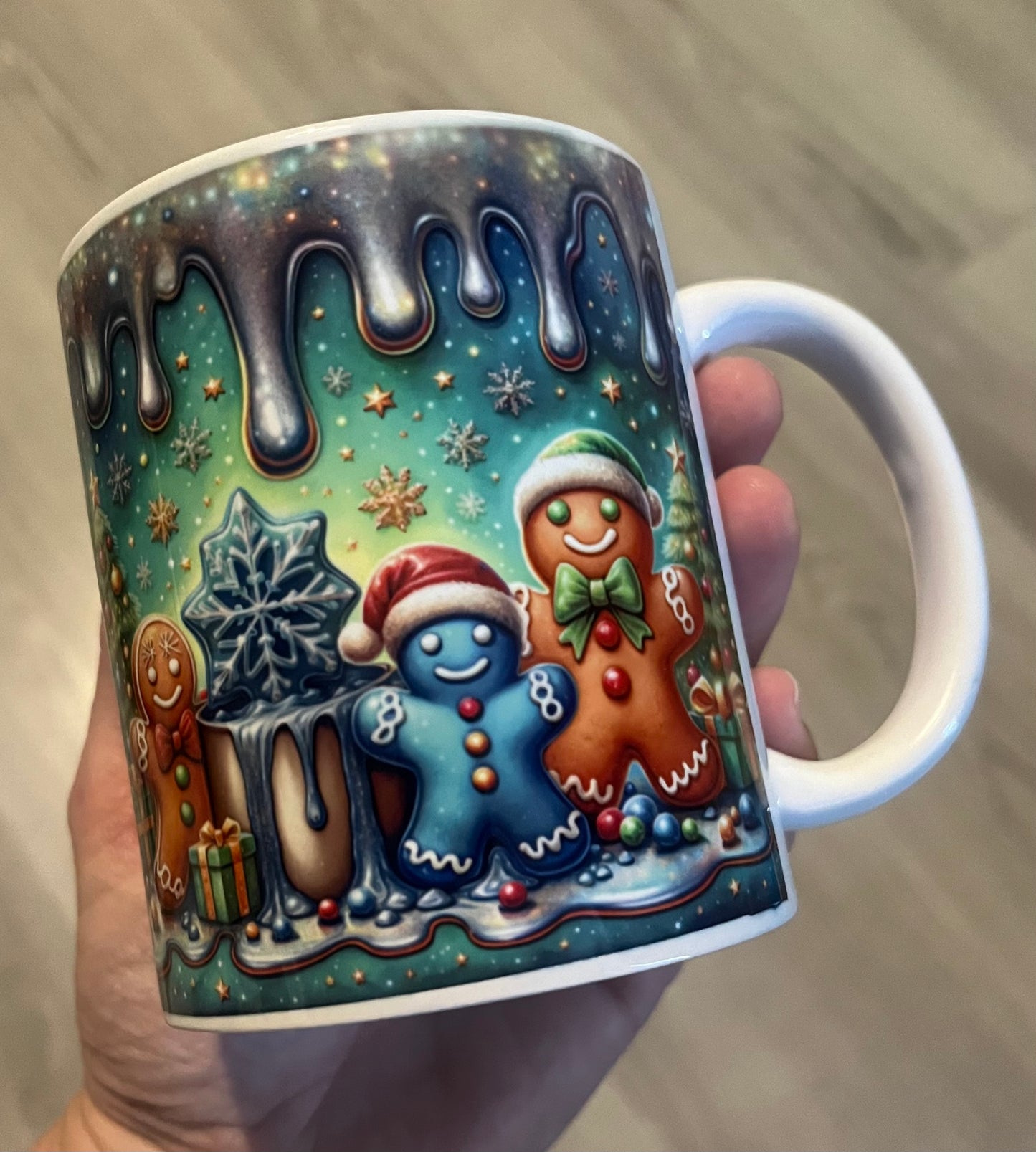 Xmas slime mug