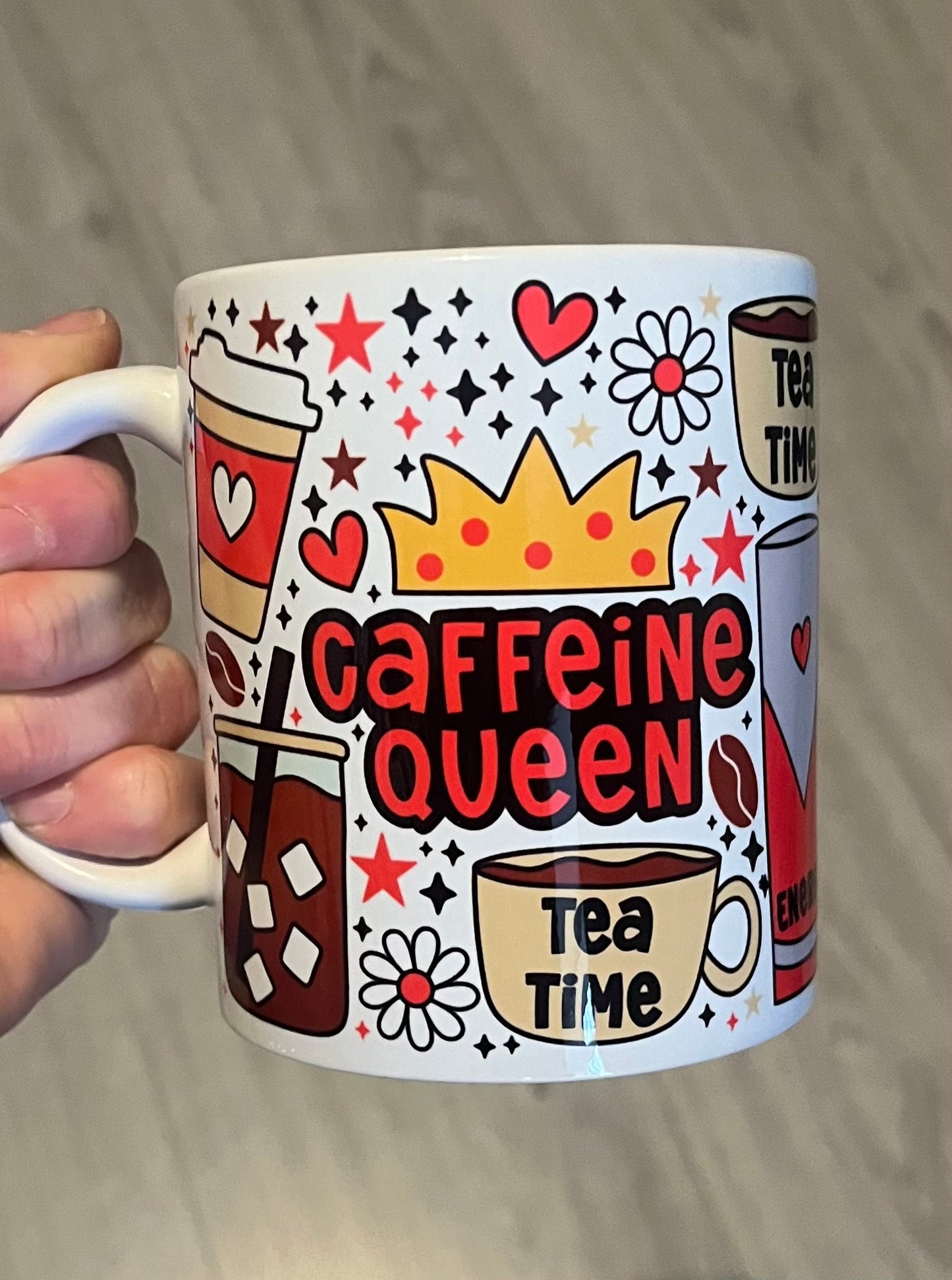 Caffeine Queen mug