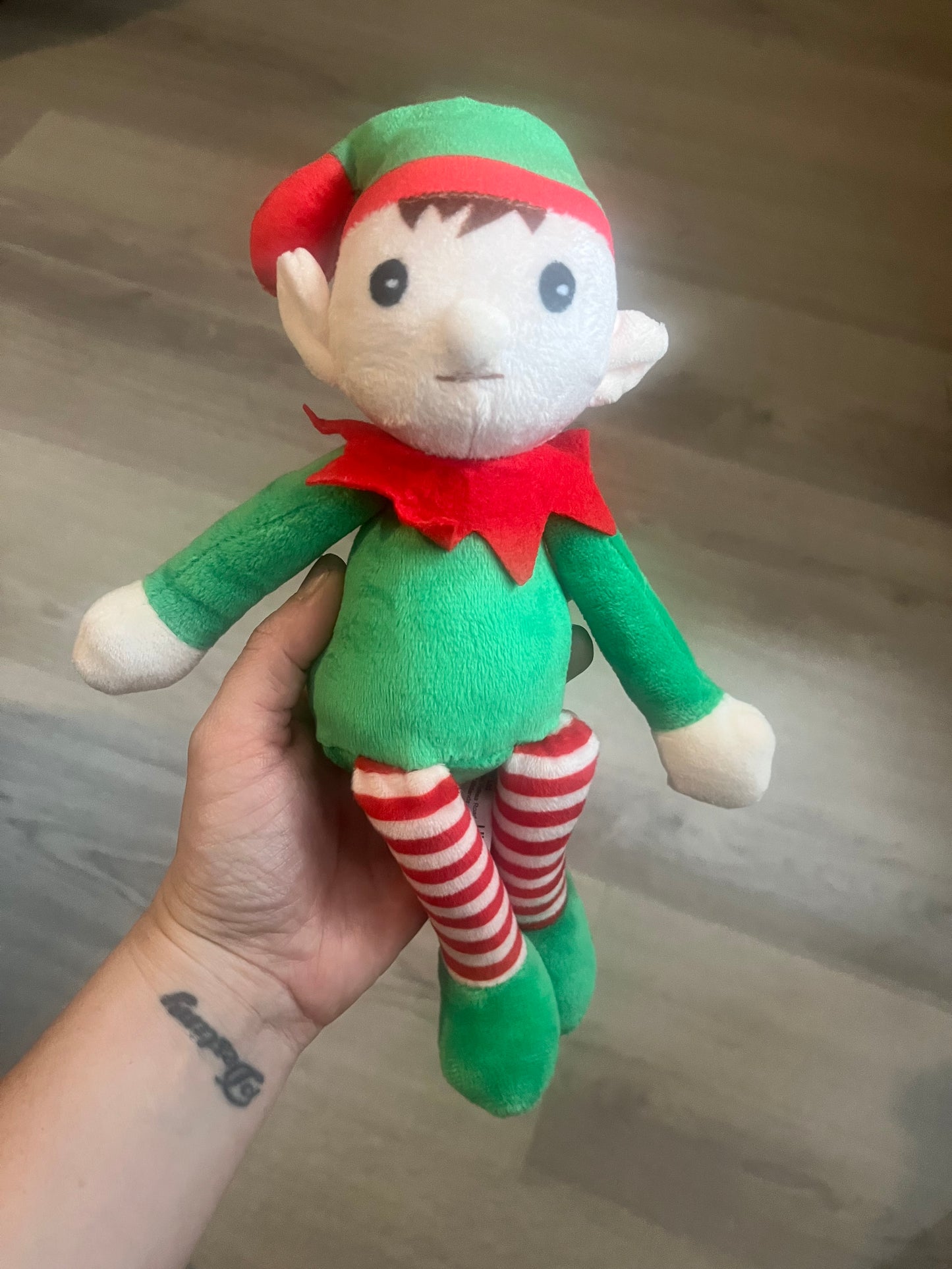 Green elf teddy