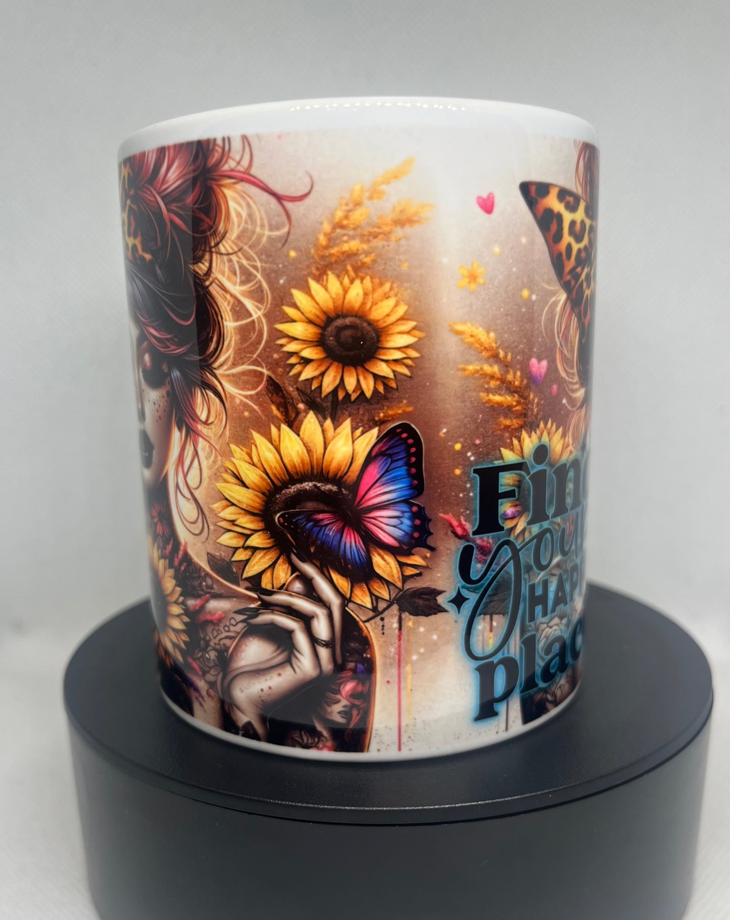 Find your happy place mug