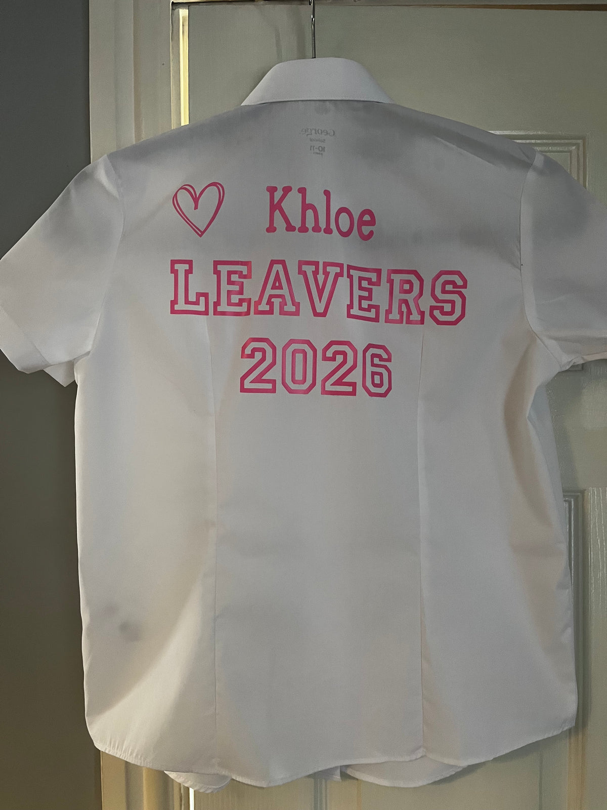 School Leaver Shirts - Hearts