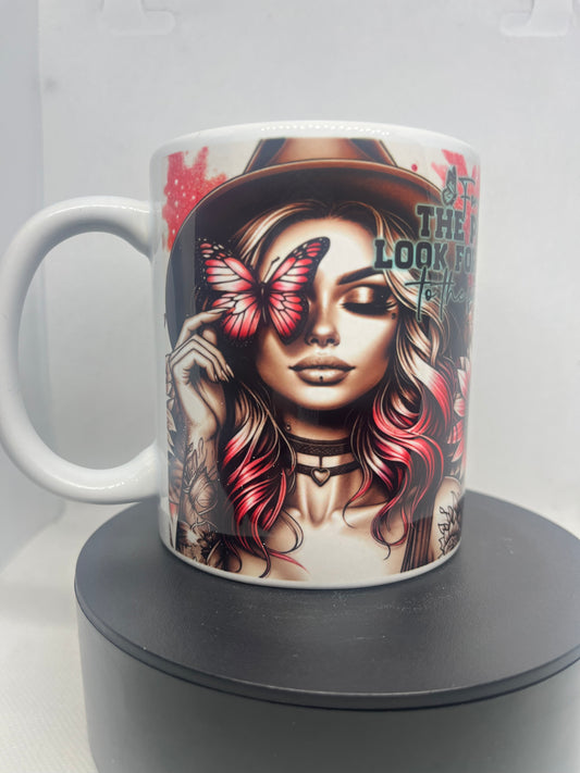 Forget the past look forward to the future mug ❤️