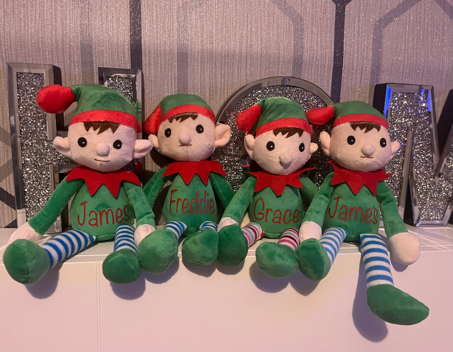 Green elf teddy