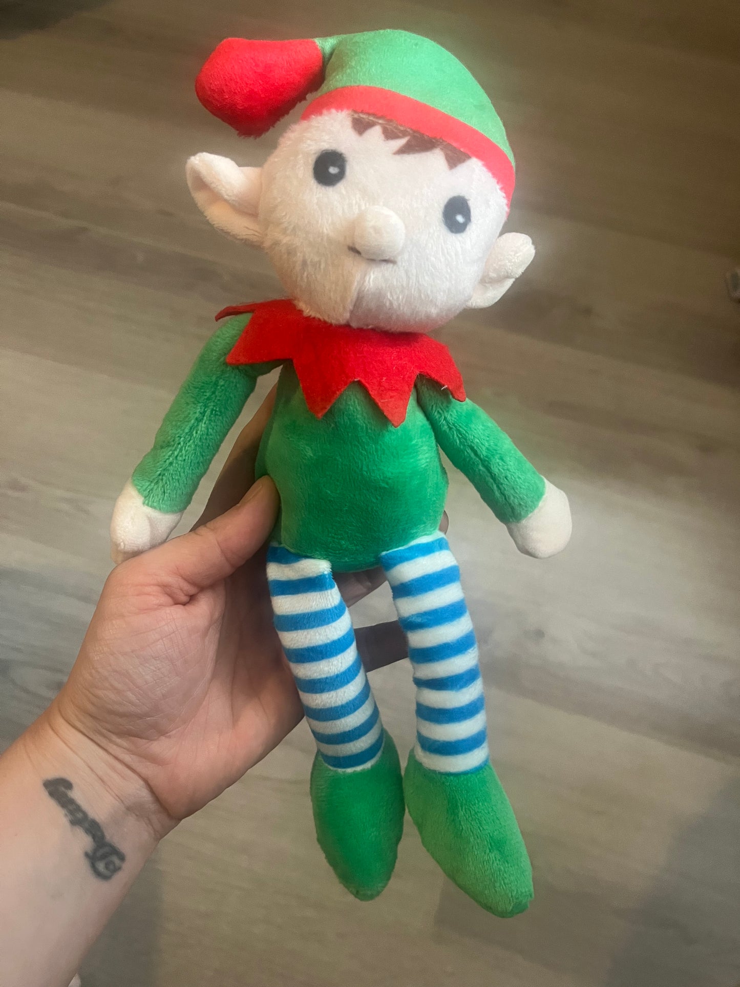 Green elf teddy