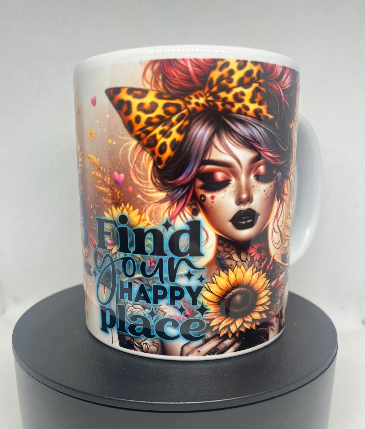 Find your happy place mug