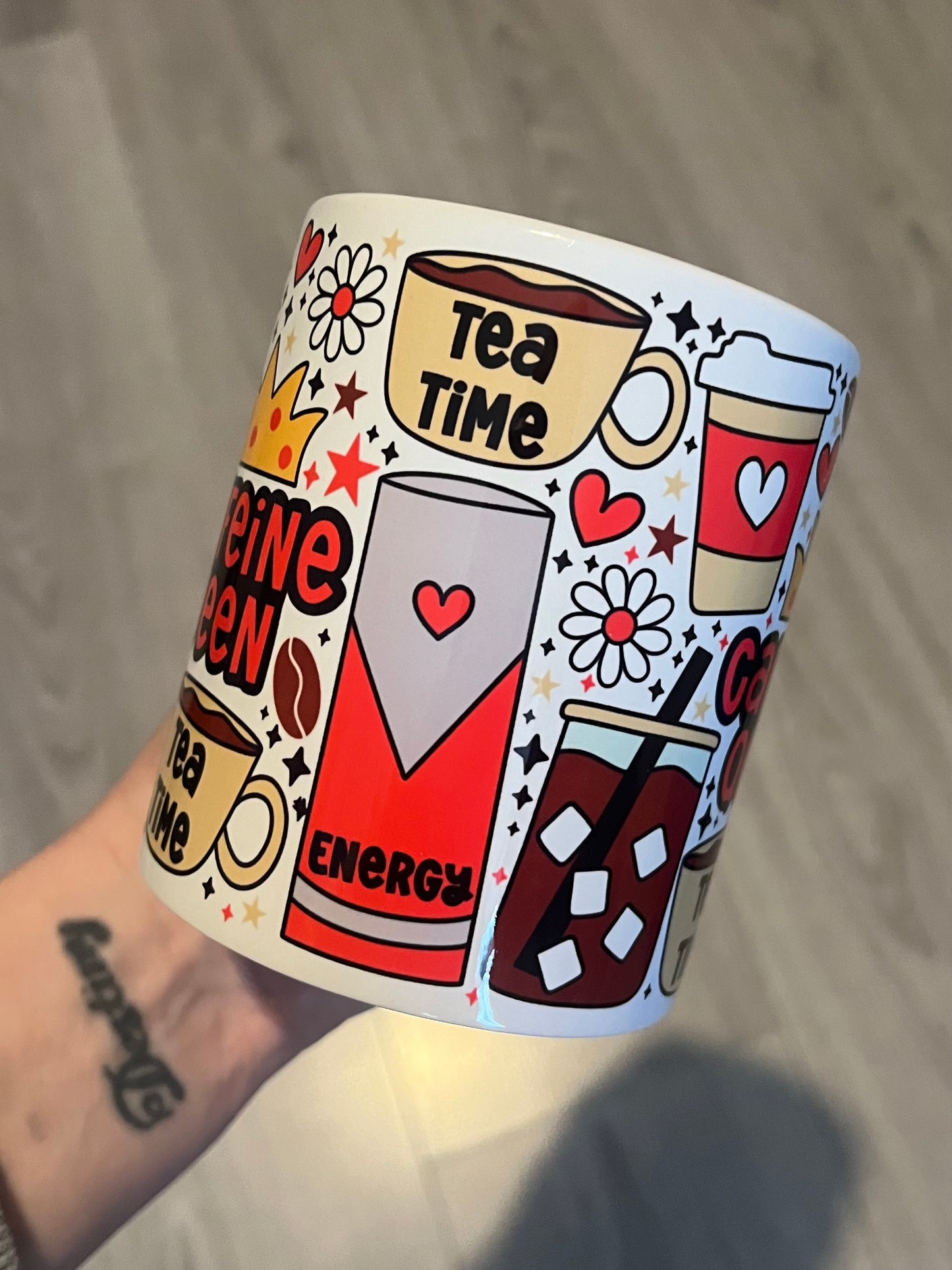 Caffeine Queen mug