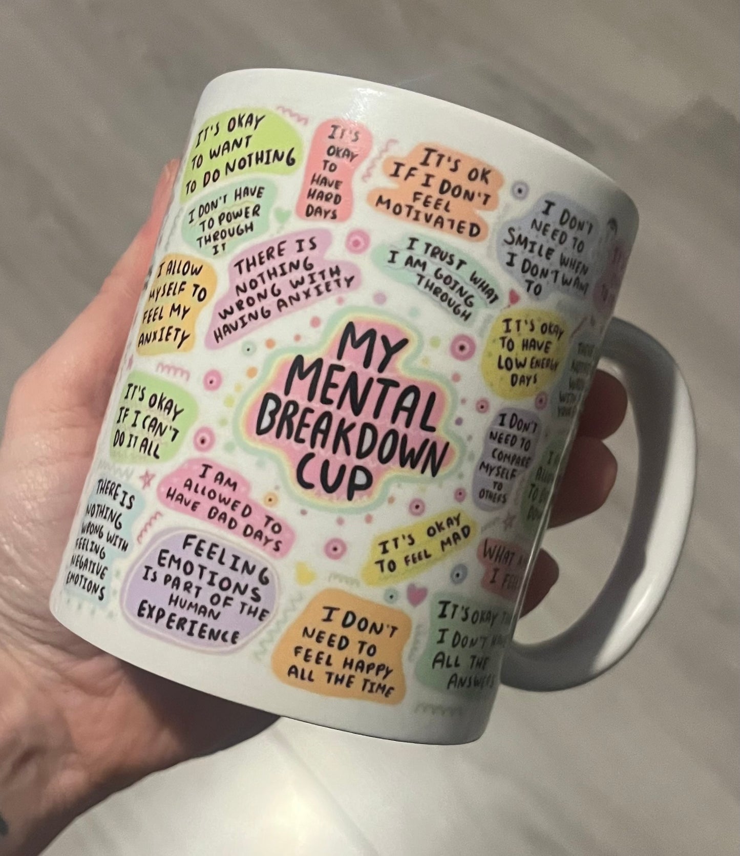 My mental breakdown mug