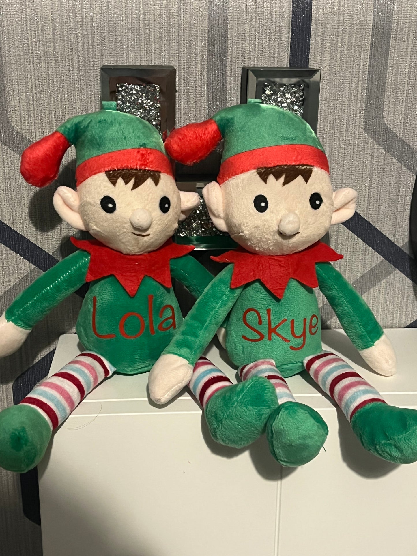 Green elf teddy