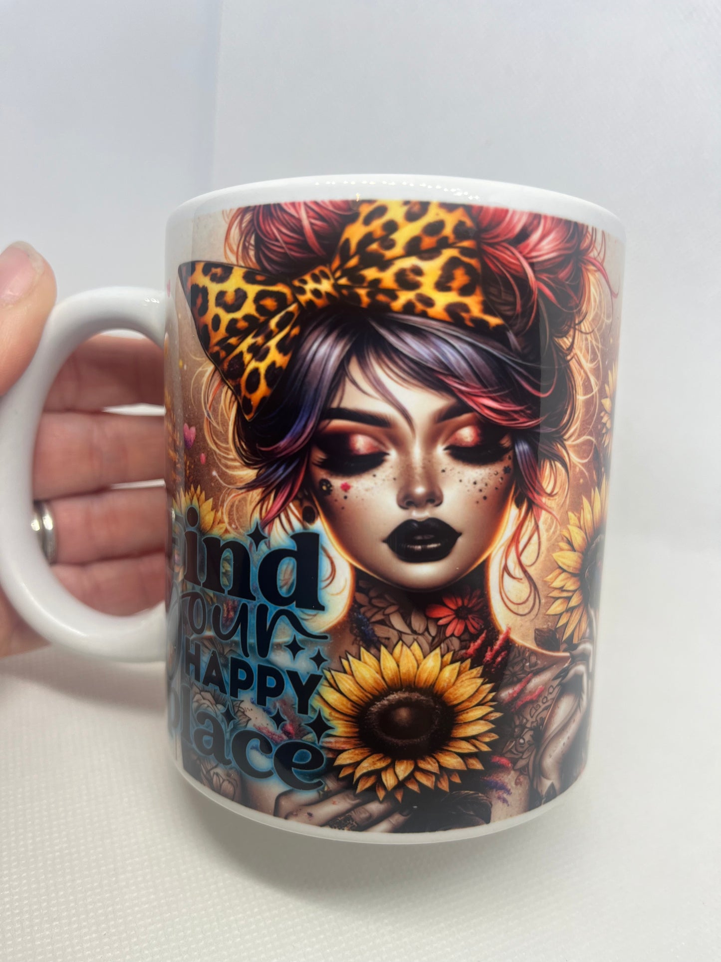 Find your happy place mug