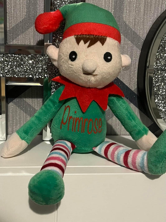 Green elf teddy