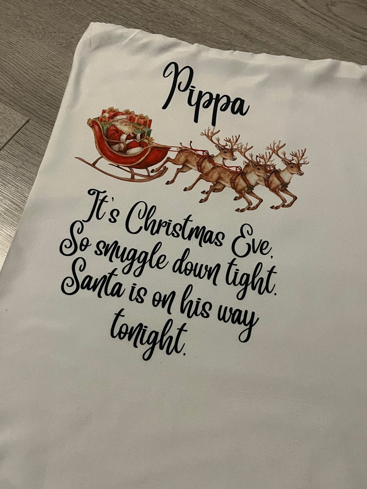 Christmas Eve Pillow Case