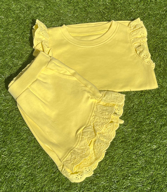 Girls Summer set (yellow)