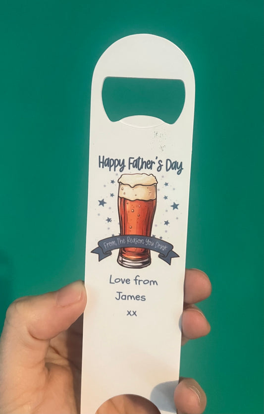 Beer bottle opener