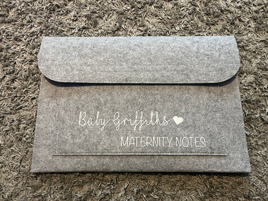 Maternity note sleeve