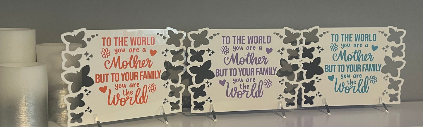 Mothers plaque
