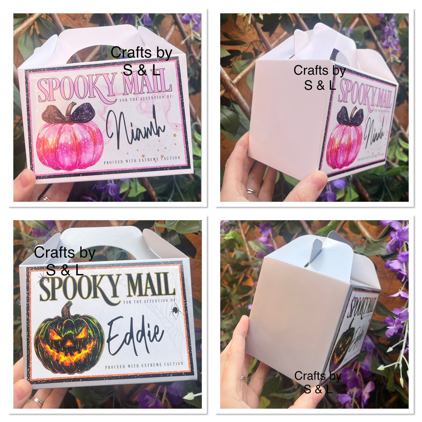 Halloween treat boxes