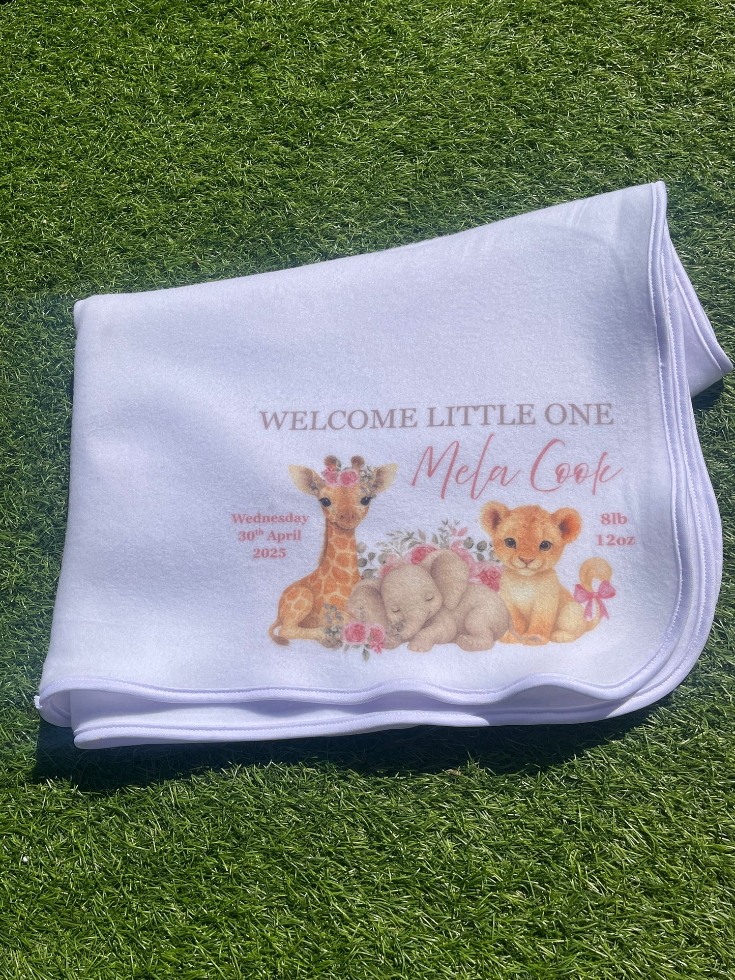 New born baby fleece