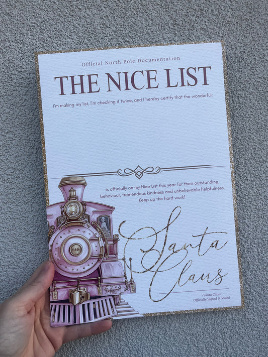 The Nice List - Certificate