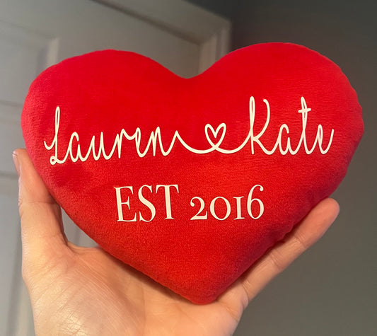 Red heart pillow ❤️