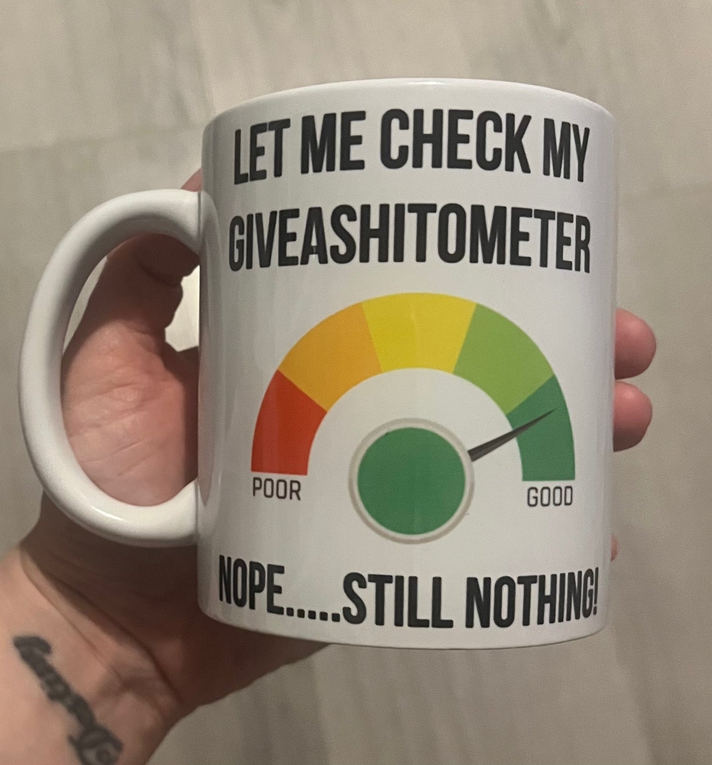 Let me check my givea#ometer