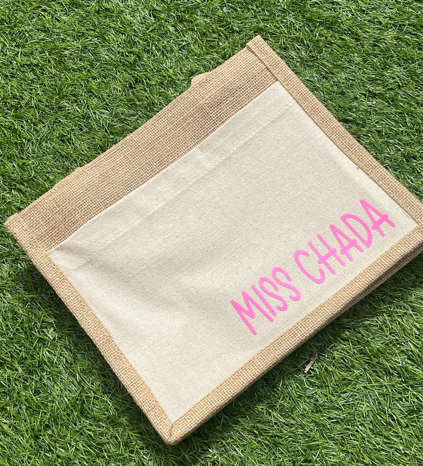 Personalised jute bags