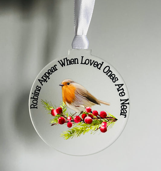 Christmas Robin Bauble