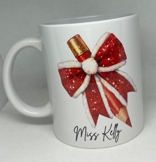 Teacher Xmas mug