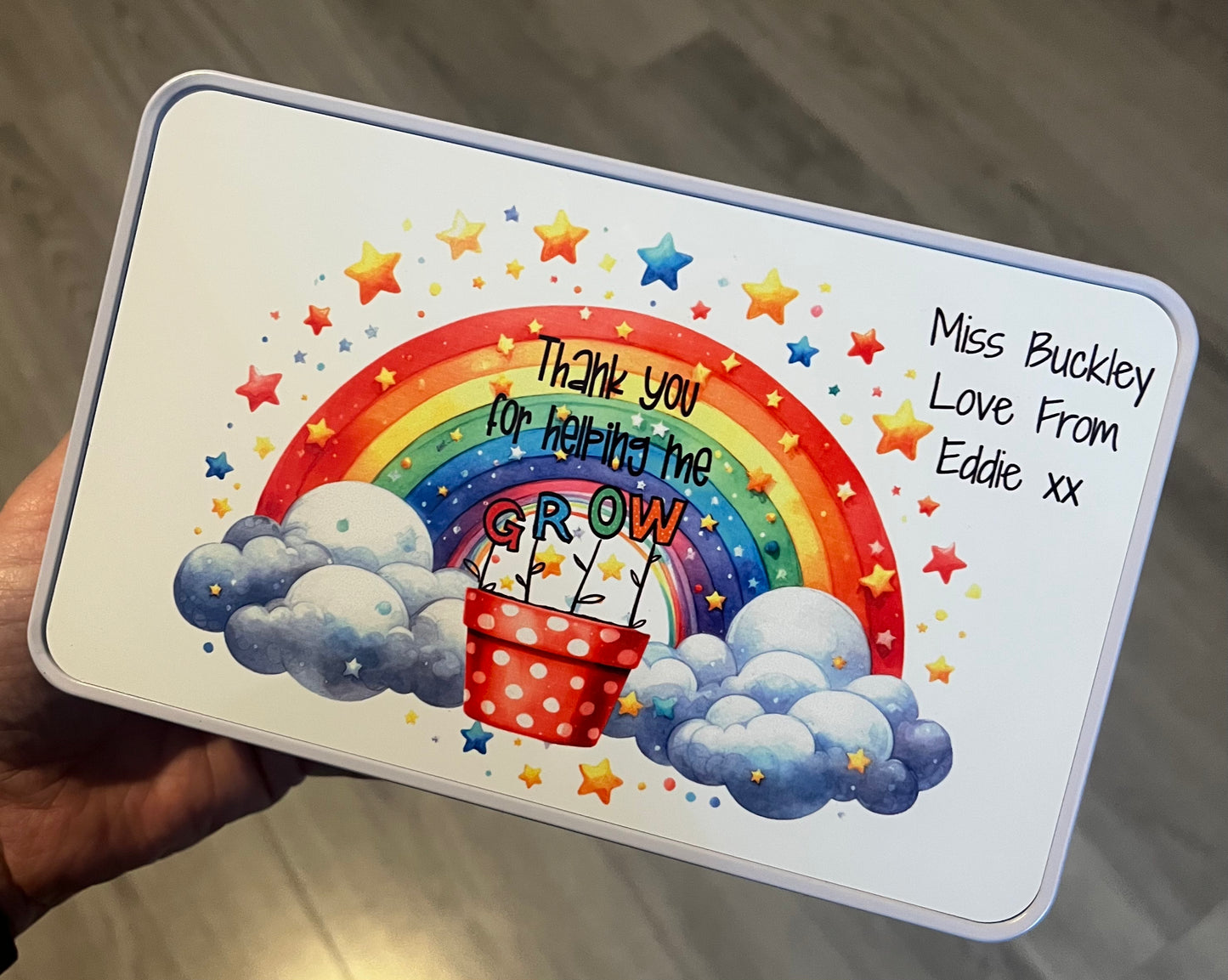 Personalised Teacher Tin/Gift