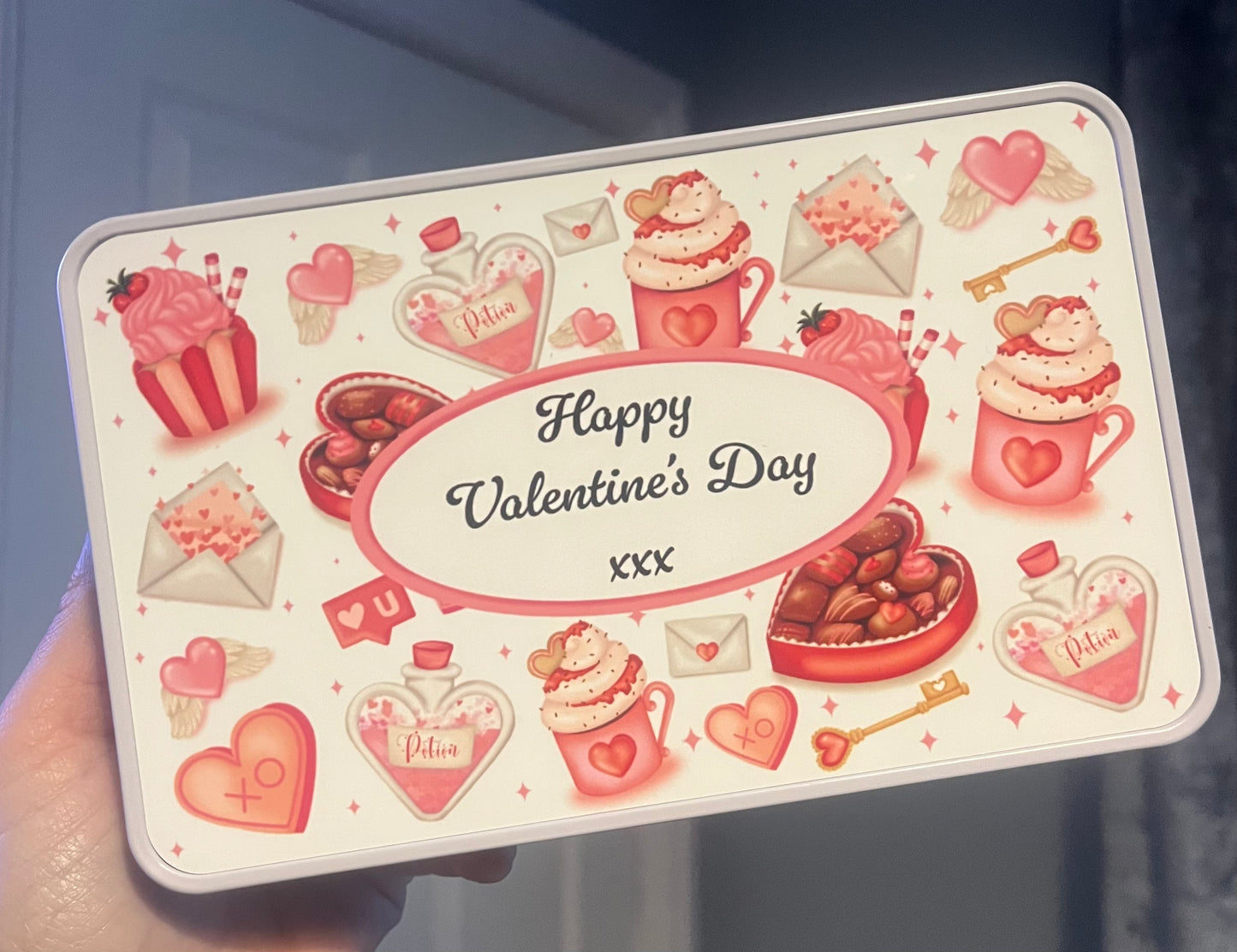 Valentines Day tin