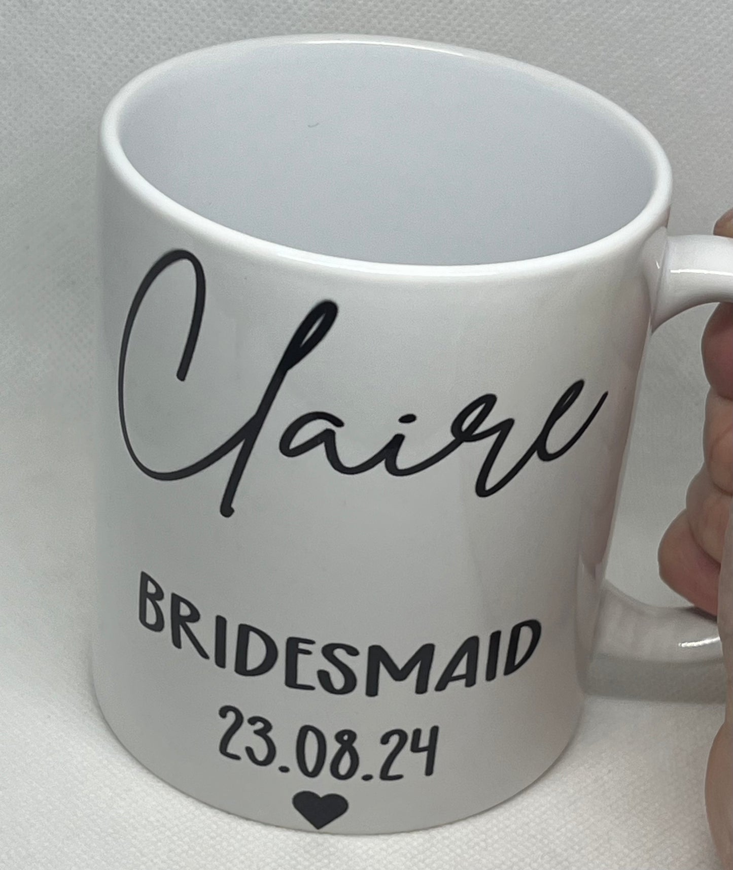 Personalised wedding mug