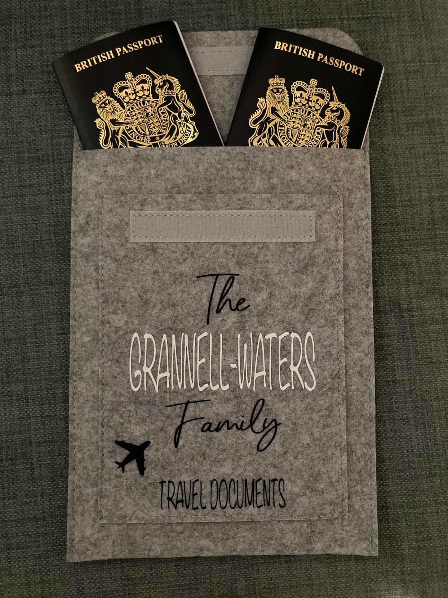 Travel document folder