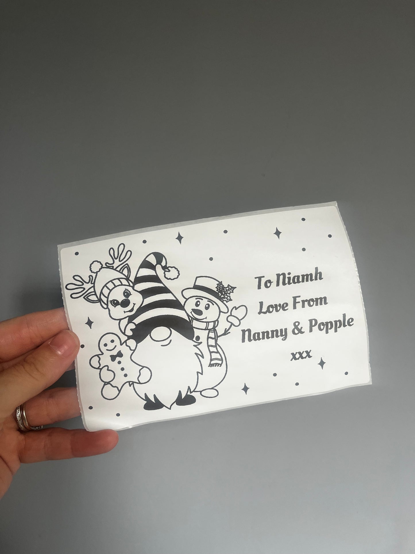 Personalised Christmas Labels (10 labels per set) 2 sizes