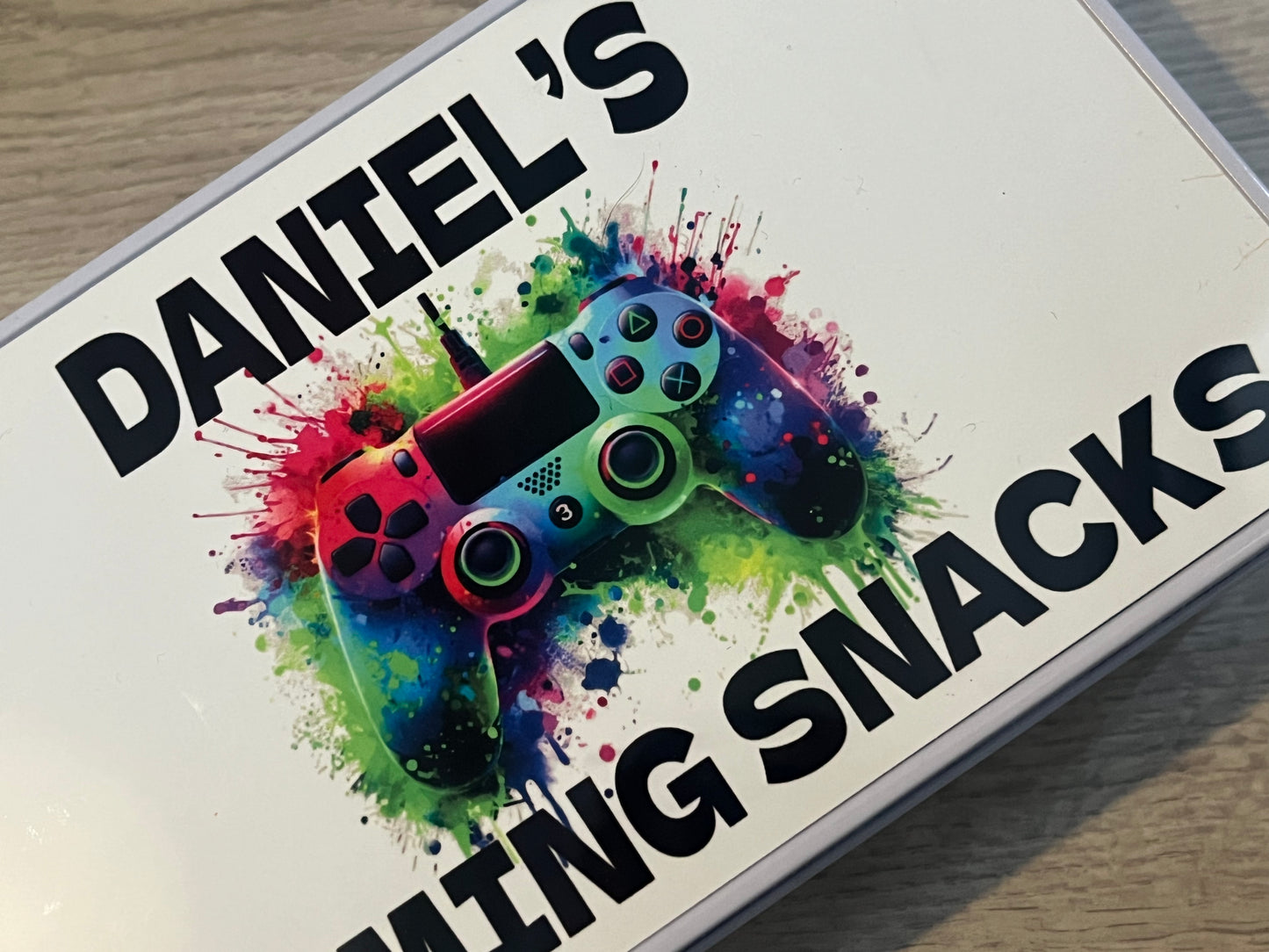 Gaming snack tin