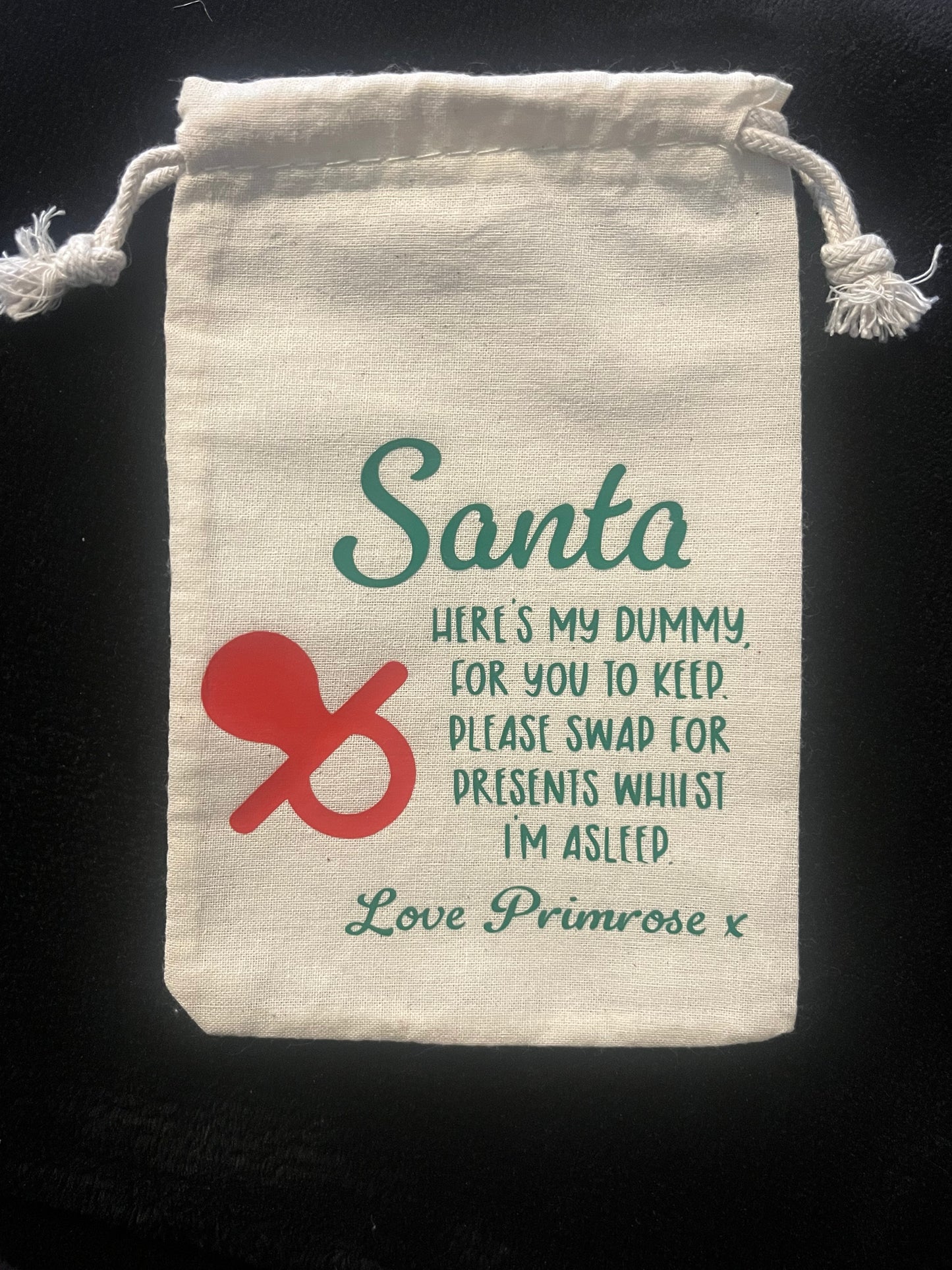Dummy for Santa bag